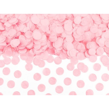 Confetti circles van papier in de kleur licht roze