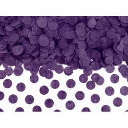 Confetti circles van papier in de kleur paars