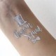 Groom Squad tatoeage zilver