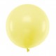 Ronde ballon met een doorsnede van 60 cm pastel licht geel