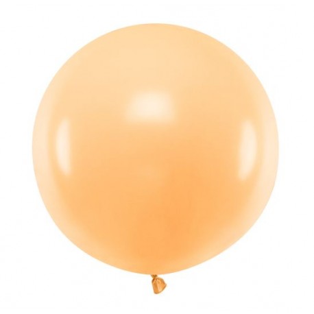 Ronde ballon met een doorsnede van 60 cm pastel licht zalm