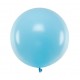 Ronde ballon met een doorsnede van 60 cm pastel licht blauw