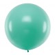 Ronde ballon met een doorsnede van 1 meter pastel forest green