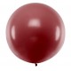 Ronde ballon met een doorsnede van 1 meter pastel bordeaux rood