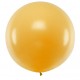 Ronde ballon met een doorsnede van 1 meter metallic gold