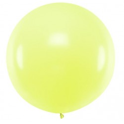 Ronde ballon met een doorsnede van 1 meter metallic green apple
