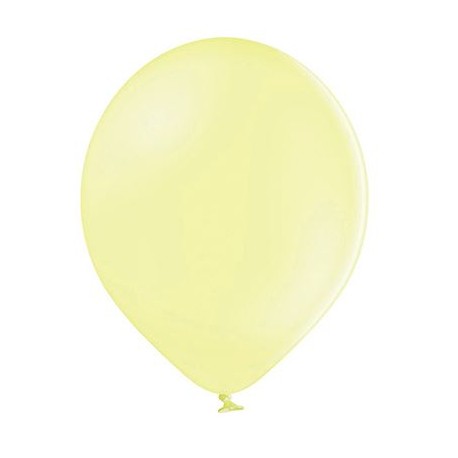 Ballonnen klein, 12 cm extra sterk voor helium of lucht per 10, 20, 50 of 100 stuks pastel baby geel