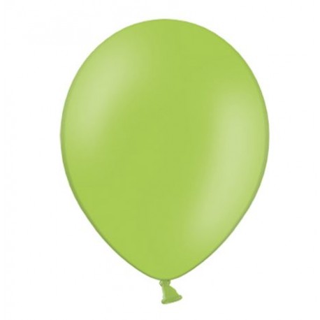 Ballonnen klein, 12 cm extra sterk voor helium of lucht per 10, 20, 50 of 100 stuks pastel helder groen