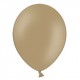 Ballonnen 23 cm pastel capuccino extra sterk voor helium of lucht per 10, 20, 50 of 100 stuks