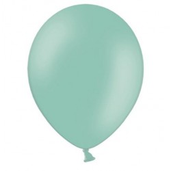 Ballonnen 23 cm pastel mint groen extra sterk voor helium of lucht per 10, 20, 50 of 100 stuks