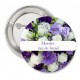 Button Purple Roses