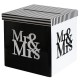 Enveloppendoos Mr and Mrs Black and White