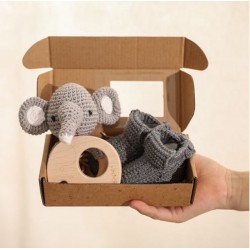 3-delige Baby cadeau set Little Elephant