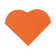 Servetten hartvormig oranje