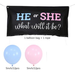 Genderreveal ballontas pakket