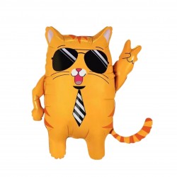 Folie ballon Cool Cat met zonnebril