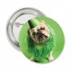  Button of sleutelhanger 'Bulldog' green