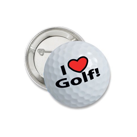 Button 'i love golf''