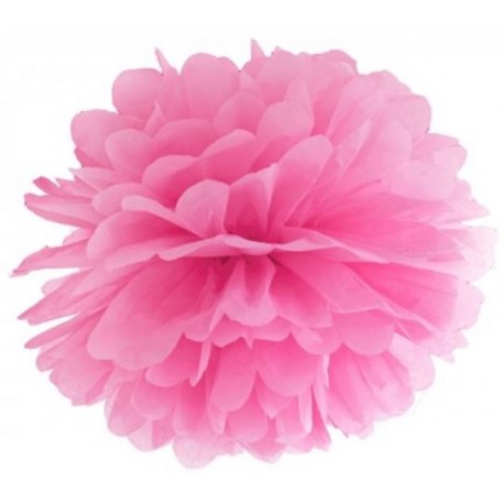 Pompoms 25 of 35 cm roze
