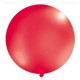 Reuze ballon met een doorsnede van 1 meter pastel rood