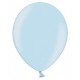 Ballonnen klein, 12 cm extra sterk voor helium of lucht per 10, 20, 50 of 100 stuks metallic baby blauw