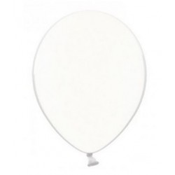 Ballonnen klein, 12 cm extra sterk voor helium of lucht per 10, 20, 50 of 100 stuks metallic doorzichtig