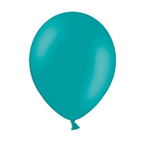 Ballonnen 30 cm extra sterk voor helium of lucht per 10, 20, 50 of 100 stuks pastel lagoon blue