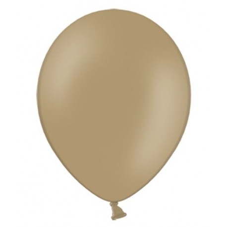 Ballonnen 30 cm extra sterk voor helium of lucht per 10, 20, 50 of 100 stuks pastel cappucino