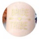 Goudkleurige tijdelijke tatoeage Bride Tribe