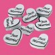 Antenne decoratie foam hartje met de tekst Just Married