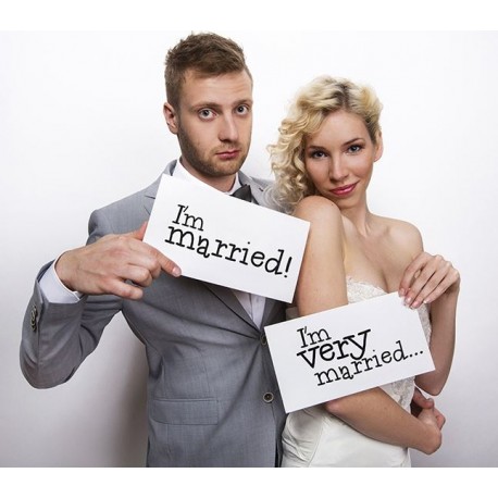 Foto props Funny cards I'm Married en I'm very Married