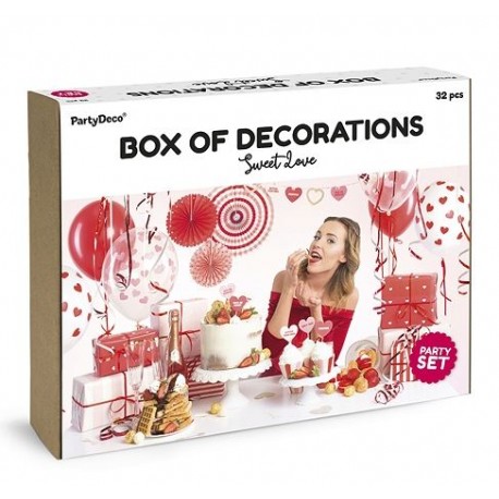 Aantrekkelijk geprijsde en super complete party box Love is Sweet