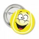 Button of sleutelhanger 'Smiley'