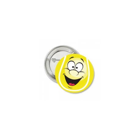 Button of sleutelhanger 'Smiley'