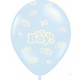 Ballonnen It's a Boy blauw met wit