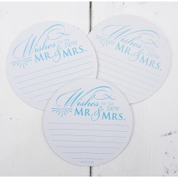 Aanbieding onderzetters Wishes for the new Mr & Mrs