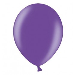 Ballonnen 23 cm paars metallic extra sterk voor helium of lucht per 10, 20, 50 of 100 stuks