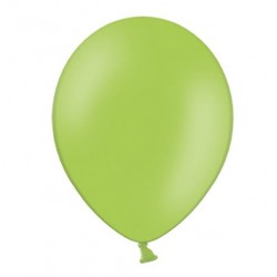 Ballonnen 23 cm pastel helder groen extra sterk voor helium of lucht per 10, 20, 50 of 100 stuks