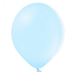 Ballonnen 23 cm pastel licht blauw extra sterk voor helium of lucht per 10, 20, 50 of 100 stuks