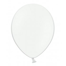 Ballonnen 23 cm pastel wit extra sterk voor helium of lucht per 10, 20, 50 of 100 stuks