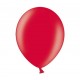 Ballonnen 23 cm poppy red metallic extra sterk voor helium of lucht per 10, 20, 50 of 100 stuks