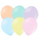 50 ballonnen pastel mix 23 cm extra sterk voor helium of lucht