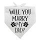 Honden bandana Will You Marry my Dad