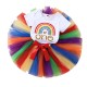 1e Verjaardag set Birthday Rainbow Colours 2-delig