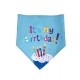 Honden verjaardagset 2-delig It's my Birthday blauw met feestmuts en bandana