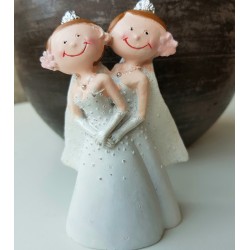 Bruidspaar Mrs & Mrs Newlyweds keramiek