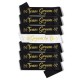 Set met 7 sjerpen Groom en Team Groom zwart en wit met goud opdruk