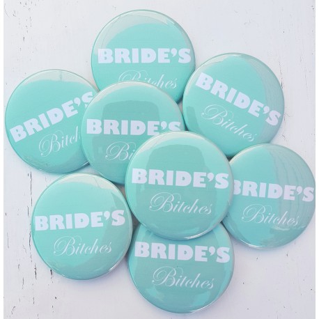 Button Bride's Bitches mint