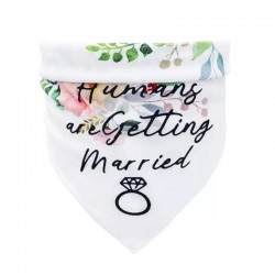 Honden bandana My Humand are Getting Married Flower