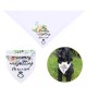 Honden bandana My Humand are Getting Married Flower